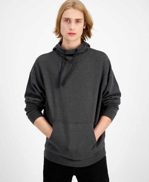 Hoodie oversized Hombre gris oscuro