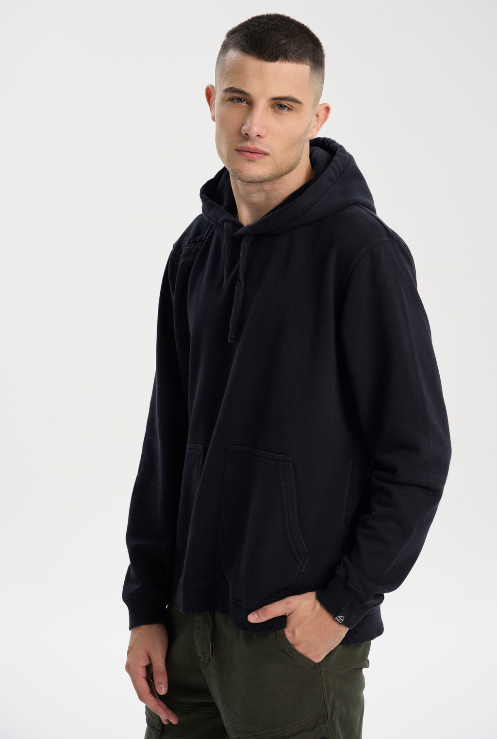 Hoodie oversized Hombre negro